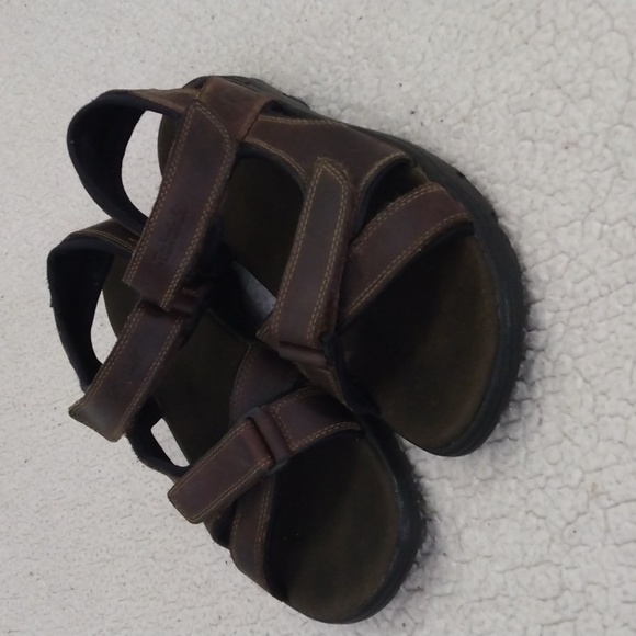 Timberland Dark Brown Leather & Synthetic Breakwater Hiking/Walking Sandals  10M main image 8